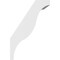 Ekena Millwork 5-in. W x 8-in. D x 12-in. H Funston Architectural Grade PVC Knee Brace BRCP05X08X12FST - alternate 5